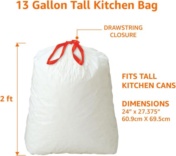 AMAZON Big Spring Deal -19% ON  Amazon Basics Trash Bags - Image 4