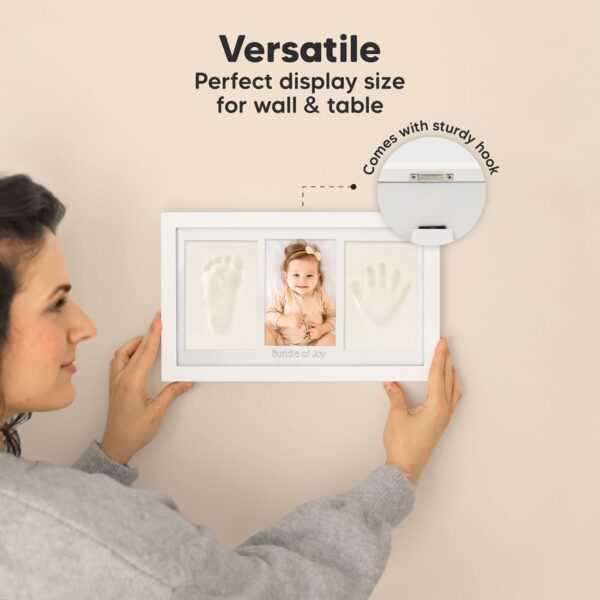 AMAZON Big Spring Deal -21% ON Baby Hand and Footprint Kit - Clay Handprint Keepsake Frame - Image 2