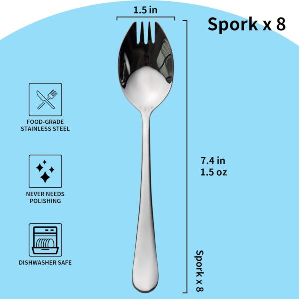 AMAZON Limited time deal -20% ON Stainless Steel Sporks - Image 2