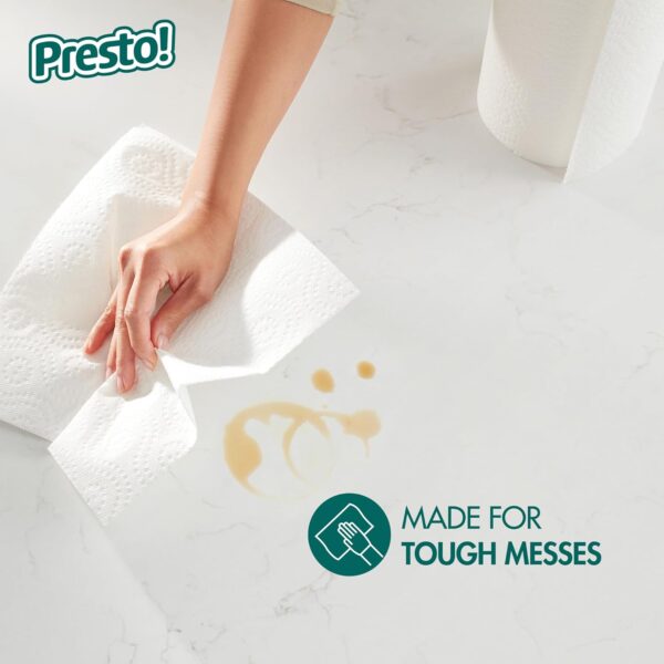 AMAZON Big Spring Deal -15% ON  Amazon Brand - Presto! Flex-a-Size Paper Towels - Image 2