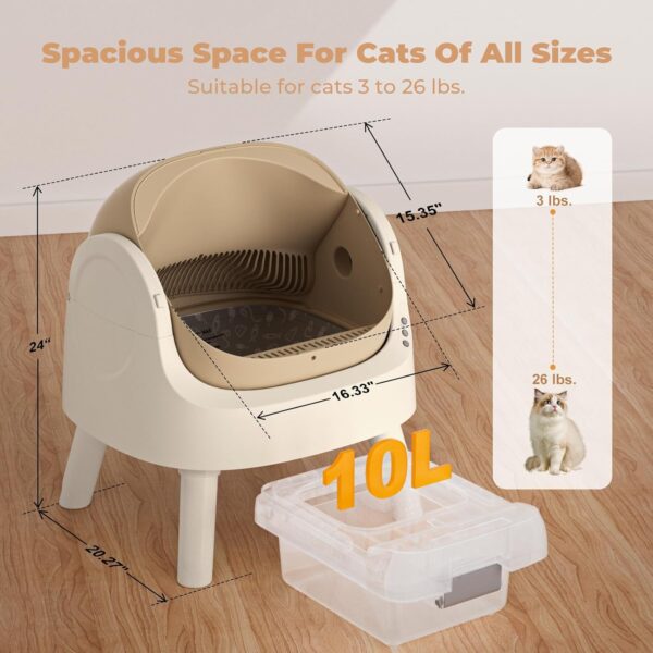 AMAZON Limited time deal 29% OFF ON  Autoscooper 11, Self-Cleaning Automatic Cat Litter Box - Image 3