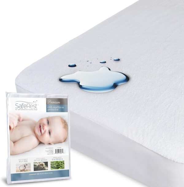AMAZON Big Spring Deal -20% ON  SafeRest 100% Waterproof Crib Size Mattress Protector