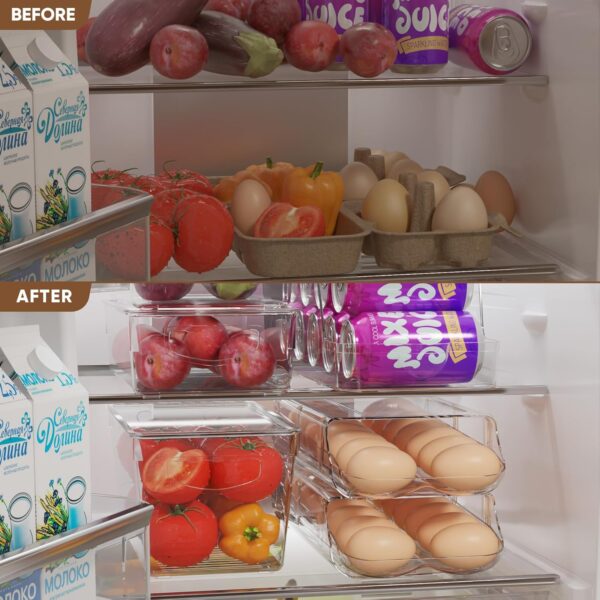 AMAZON Big Spring Deal -22% ON  theaoo Egg Holder for Fridge - Image 2