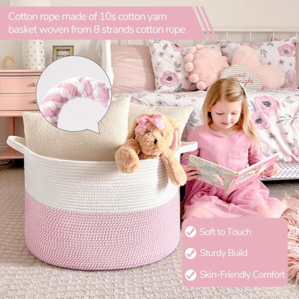 AMAZON Big Spring Deal -21% ON INDRESSME XXXLarge Storage Basket with Handle - Image 3