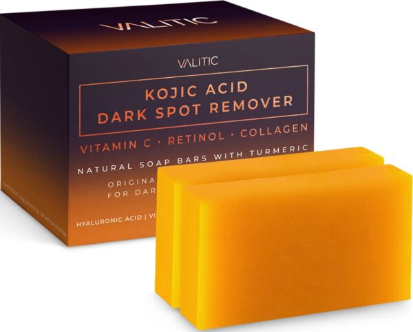 AMAZON Limited time deal -20% ON VALITIC Kojic Acid Dark Spot Remover Soap Bars with Vitamin C