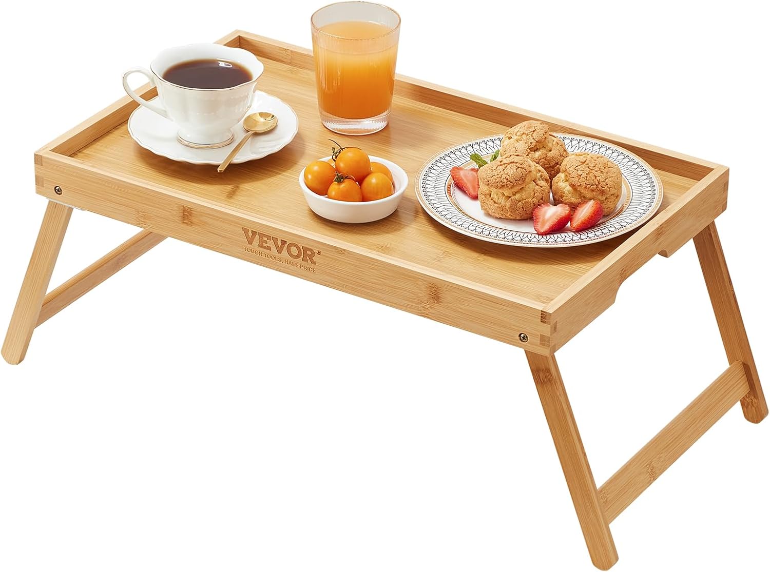 AMAZON Limited time deal -27% ON VEVOR Bed Tray Table Foldable Legs