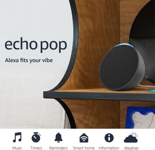 AMAZON Limited time deal -25% ON Amazon Echo Pop (newest model)