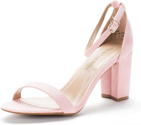 AMAZON Limited time deal -31% ON DREAM PAIRS Women's Chunk Low Heel Pump Sandals