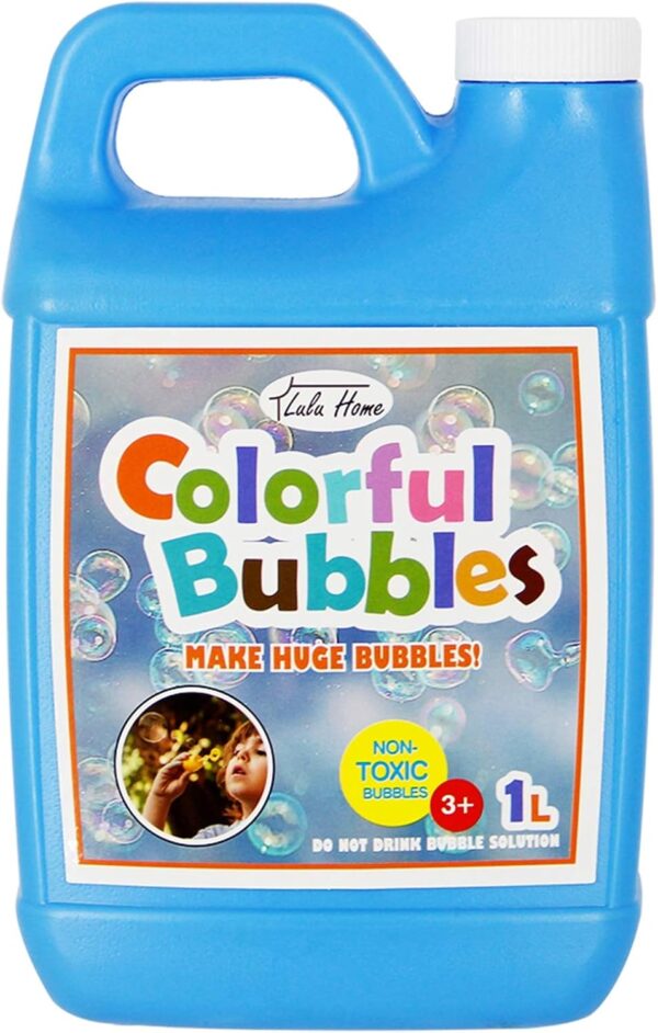 AMAZON Limited time deal -15% ON Lulu Home Concentrated Bubble Solution, 1 L/ 33.8 OZ Refill for Bubble Machines