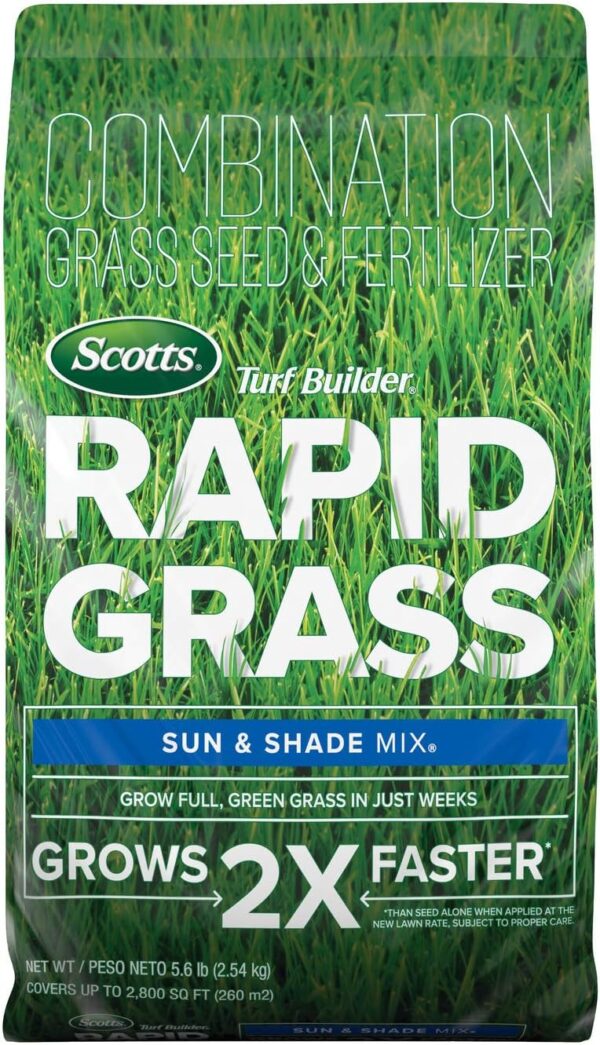 AMAZON Limited time deal -46% ON  Scotts Turf Builder Rapid Grass Sun & Shade Mix