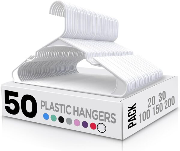 AMAZON Limited time deal -29% ON Utopia Home Plastic Hangers 50 Pack