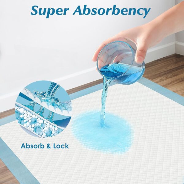 AMAZON Limited time deal -23% ON  50 Count Super Absorbency Disposable Underpads - Image 2