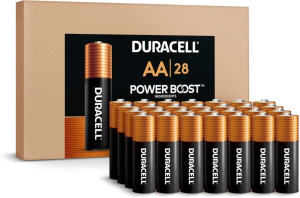 AMAZON Limited time deal -29% ON  Duracell Coppertop AA Batteries with Power Boost ingredients