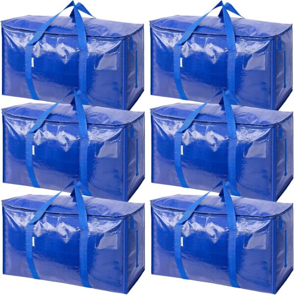 AMAZON Limited time deal -45% ON TICONN 6 Pack Extra Large Moving Bags with Zippers & Carrying Handles