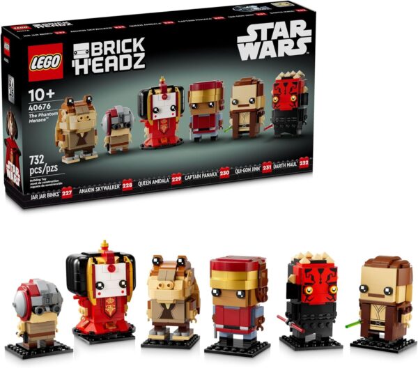 AMAZON Limited time deal -31% ON LEGO Star Wars BrickHeadz The Phantom Menace 40676