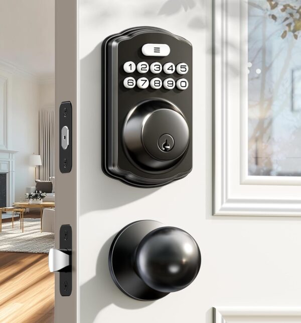 AMAZON Limited time deal 🌹-36%🌹 ON Veise Keyless Entry Door Lock with 2 Knobs
