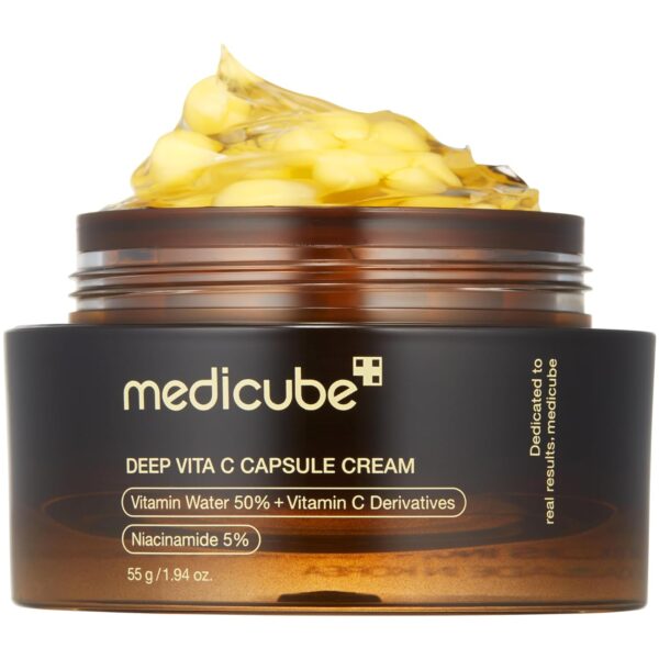 AMAZON Limited time deal -23% ON medicube Deep Vitamin C Golden Capsule Face Moisturizer