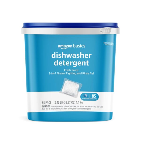 AMAZON Limited time deal 🌹-25%🌹 ON Amazon Basics Dishwasher Detergent Pacs