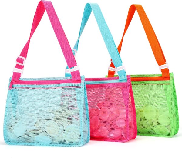 amazon Limited time deal -10% on Tagitary Beach Toys Mesh Beach Bag