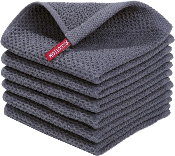 AMAZON Limited time deal -23% ON Homaxy 100% Cotton Waffle Weave Kitchen Dish Cloths