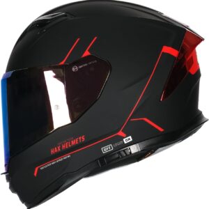AMAZON Limited time deal -13% ON HAX Force Aerodynamic Full Face Helmet for Street