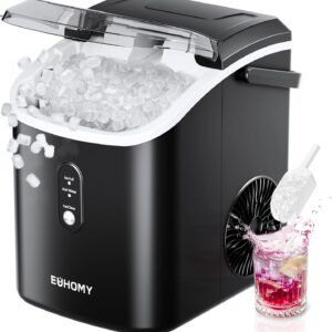 AMAZON Limited time deal -11% ON EUHOMY Nugget Ice Maker Countertop with Handle