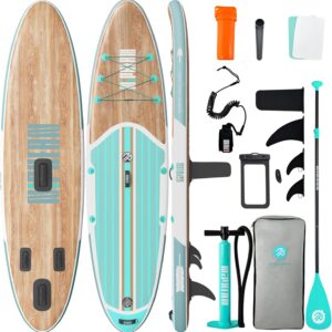AMAZON Limited time deal -23% ON Niphean Inflatable Stand Up Paddle Board with SUP Accessories