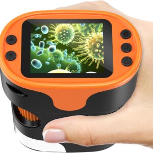AMAZON Limited time deal -35% ON 1000X Handheld Microscope for Kids 4K 2.0"